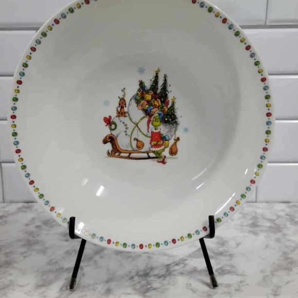 The Grinch Dining 9in Grinch Serving Bowl Christmas Grinch Bowl Dr